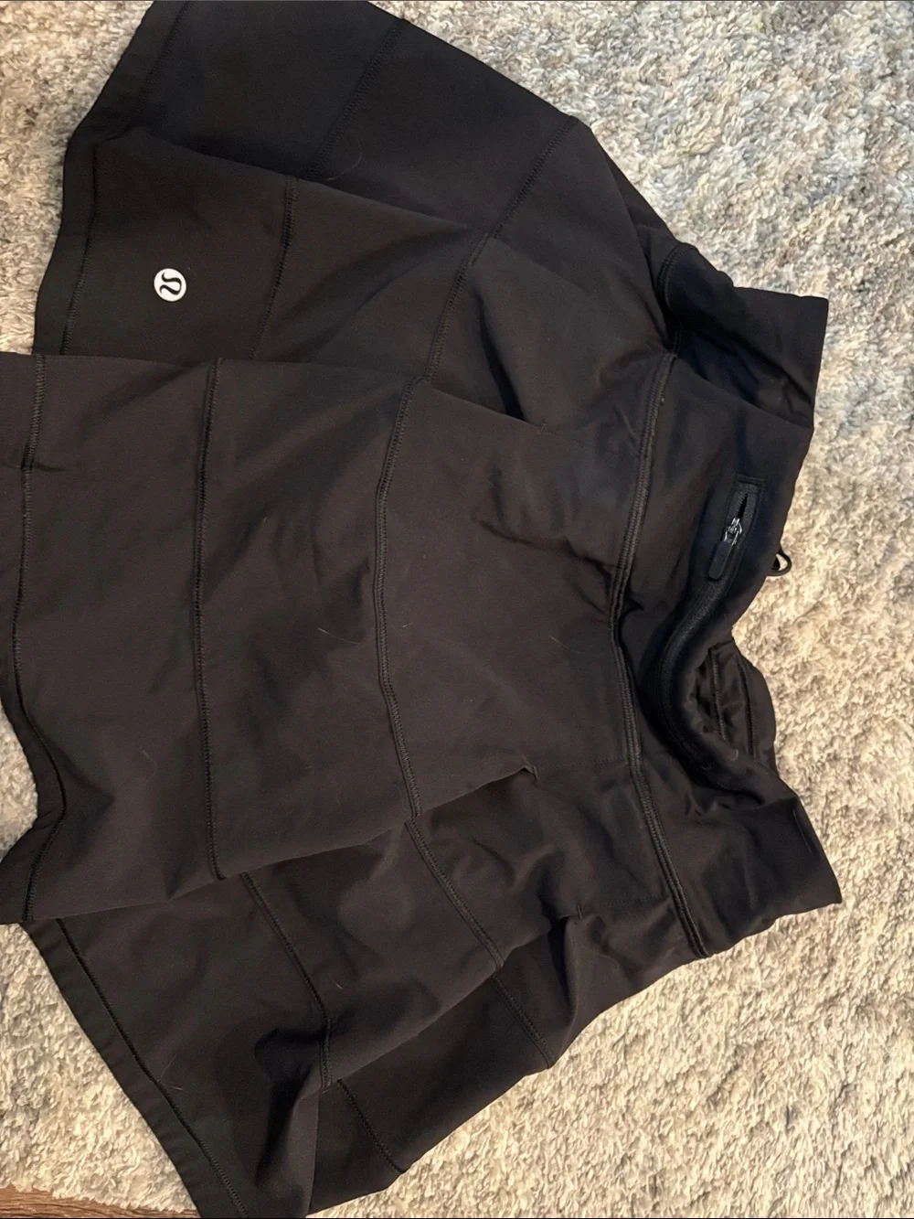Lulu Lemon Black Skirt
